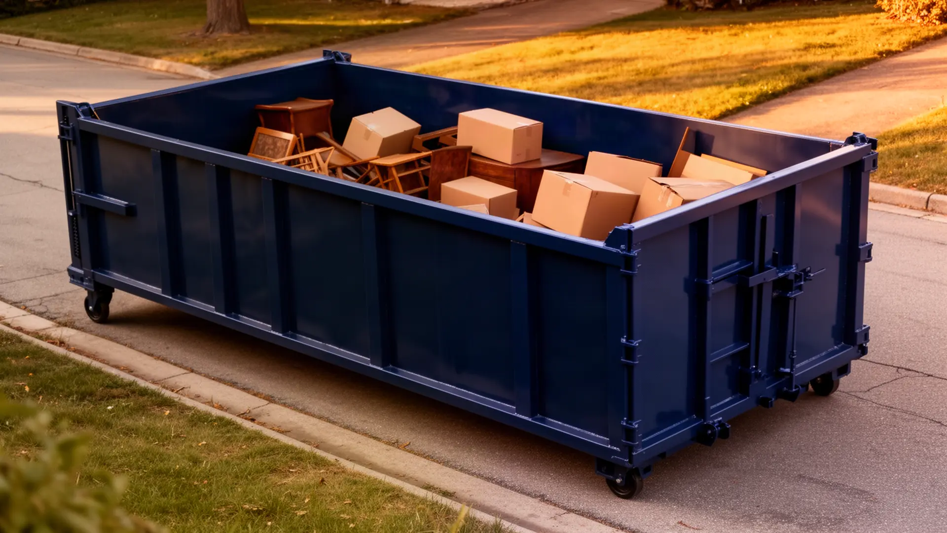 Roll-off dumpster from Nashville Blue Collar Dumpster Rental in Nashville, TN
